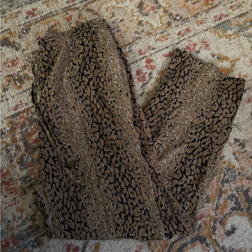 Vintage Leopard Print Pants